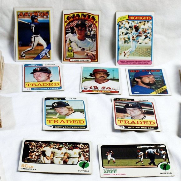 100 Topps Baseball Cards Sports Trading Rookies - Picture 4 of 5